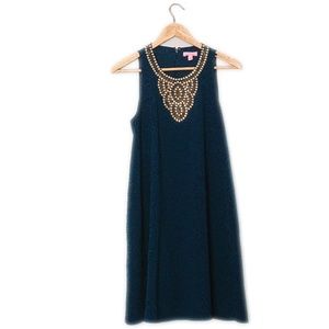 Lilly Pulitzer Navy Trapeze Dress Size Small